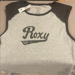 Roxy Black and Gray Tank Top